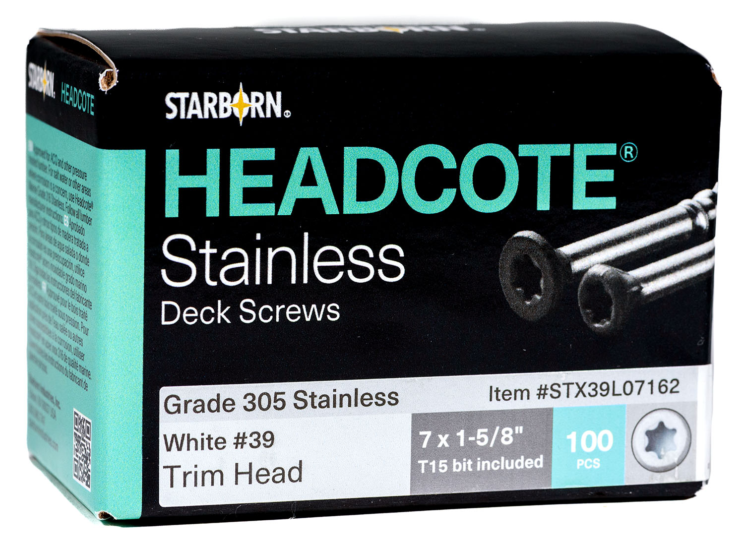 Starborn Headcote Stainless 100 pcs