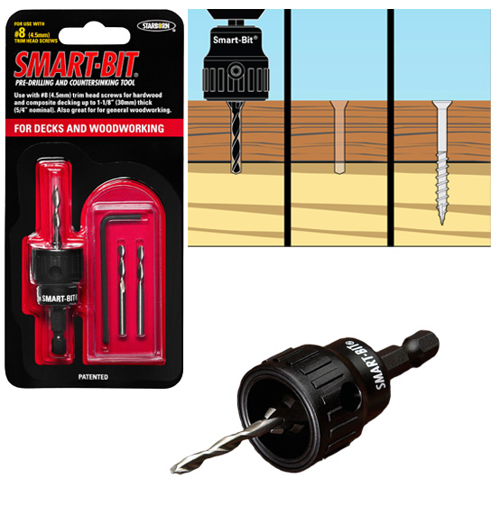 Smart-Bit deck screw depth setter