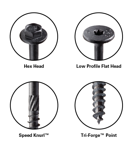 Starborn structural screw details