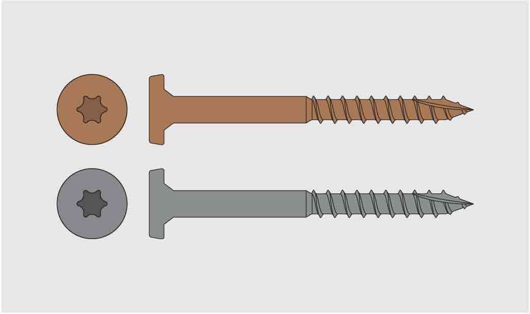 Starborn Deckfast Fascia screw profile