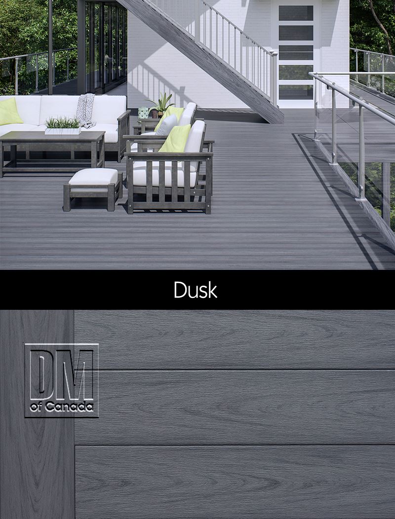 Dusk colour, vault collection Deckorators deck board