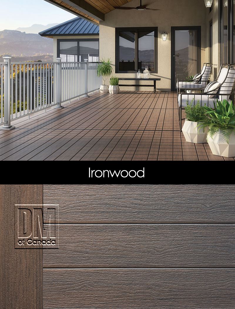 Deckorators Vista collection, colour Ironwood