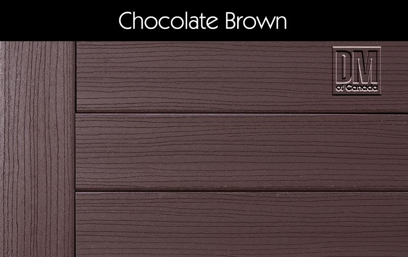 LumbeRock Chocolate Brown Composite Deck Board, Deep Wood Grain Finish