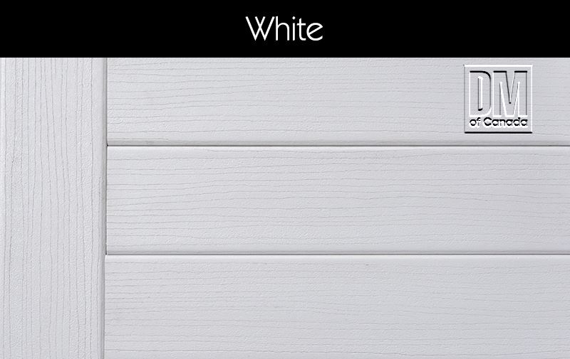 LumbeRock White Composite Deck Board, Deep Wood Grain Finish