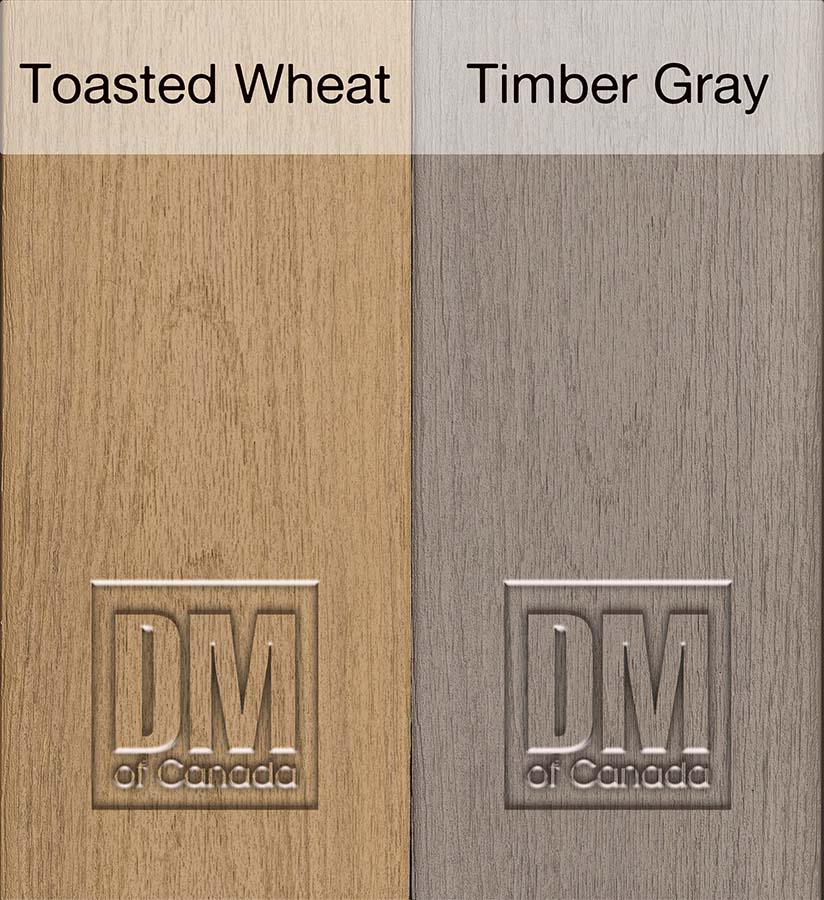 TimberTech AZEK PVC Decking. Image example colour Dark Hickory