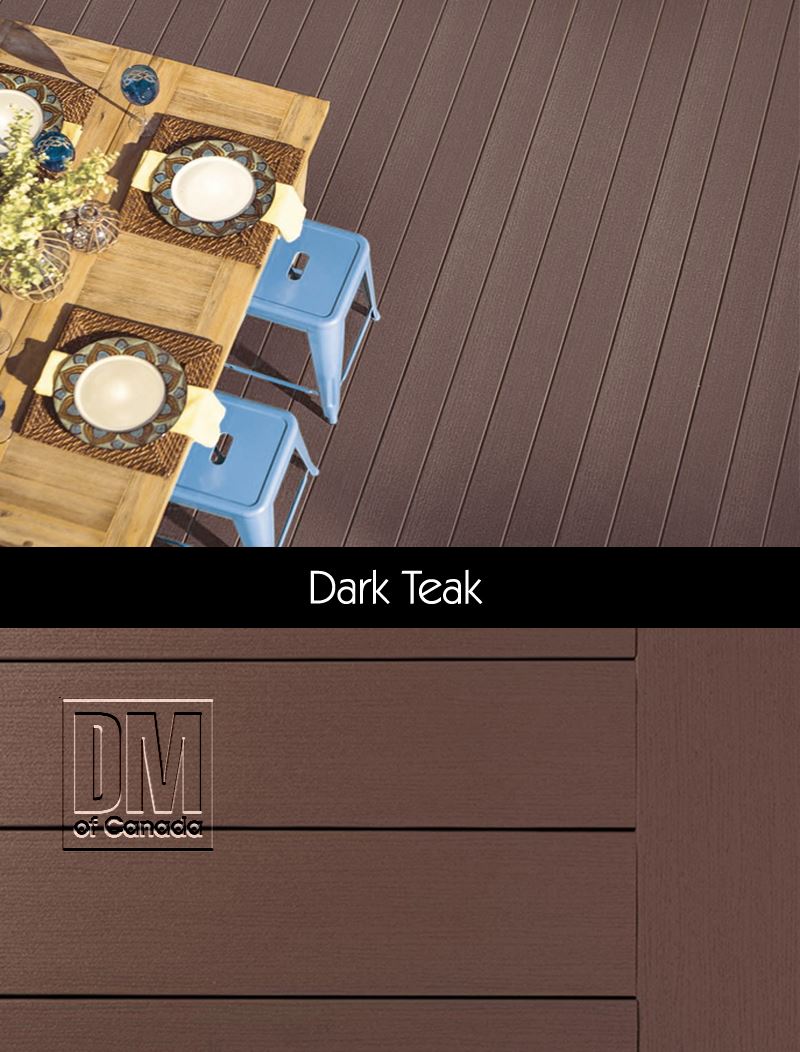 TimberTech Prime collection deck boards, Dark Teak