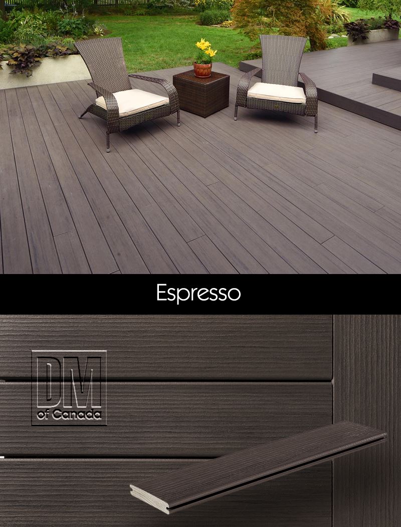 TimberTech Legacy deck boards, Espresso