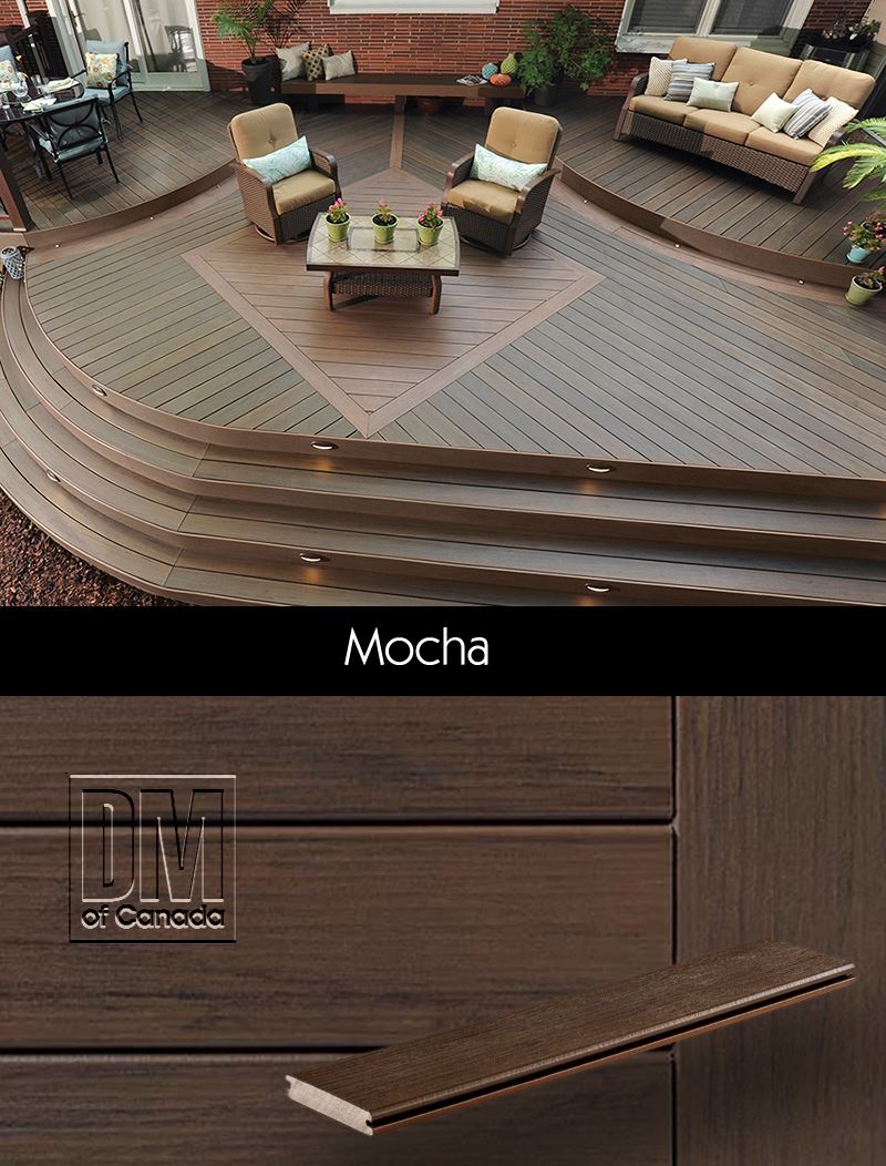 TimberTech Legacy deck boards, Mocha