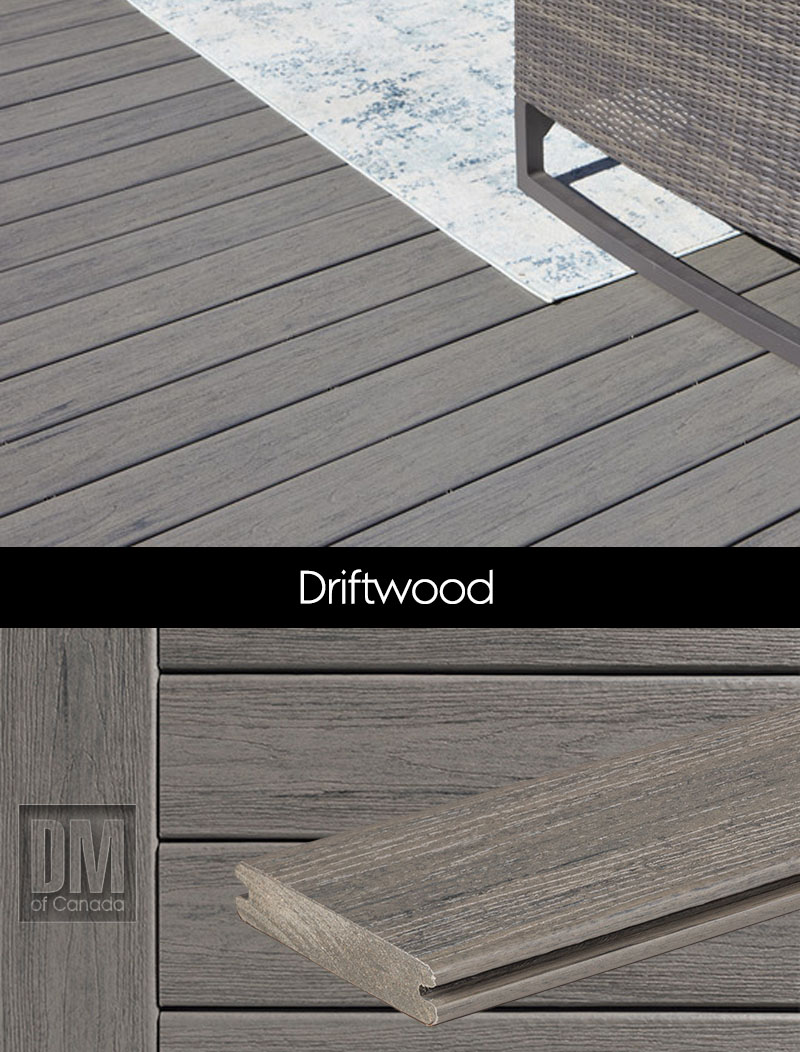 TimberTech Pro Reserve collection deck boards, Drift Wood
