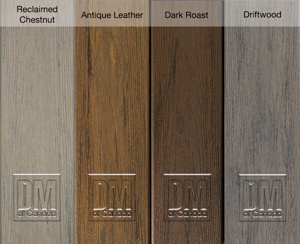 TimberTech Reserve colour comparison