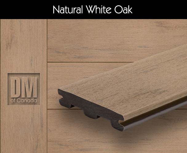 TimberTech New terrain plus collection sample colour Natural White Oak