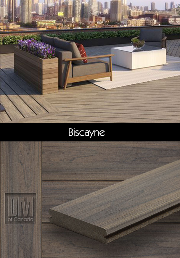 Trex Transcend Lineage Biscayne Deck example and board colour