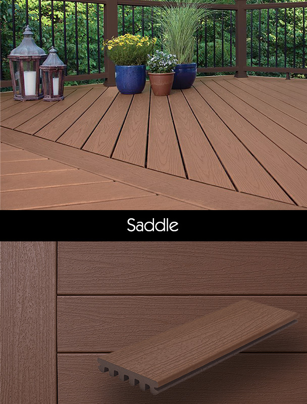 Trex Enhance decking (basic), Saddle