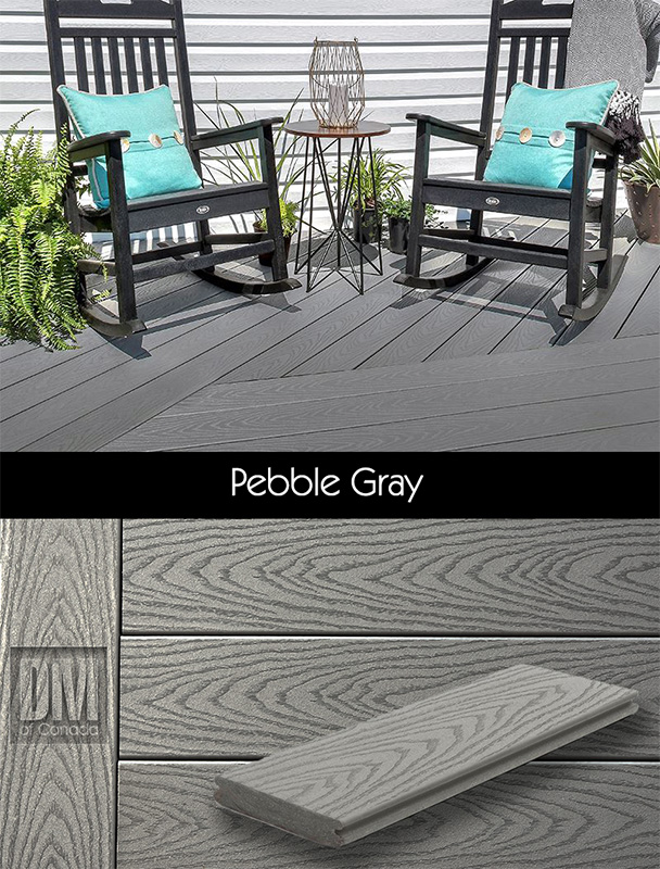 Trex Select decking, Pebble Grey