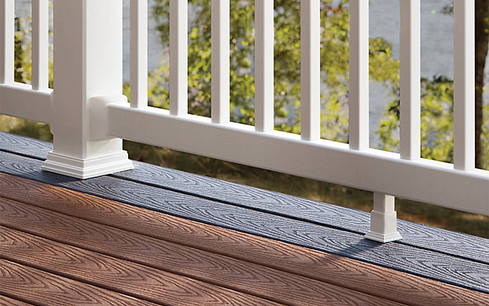 Trex select Decking, saddle