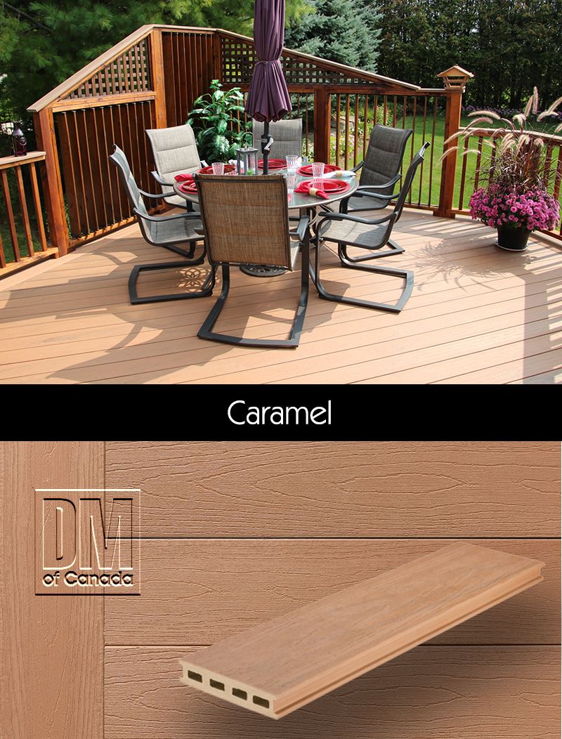 TruNorth solid decking colour, Caramel