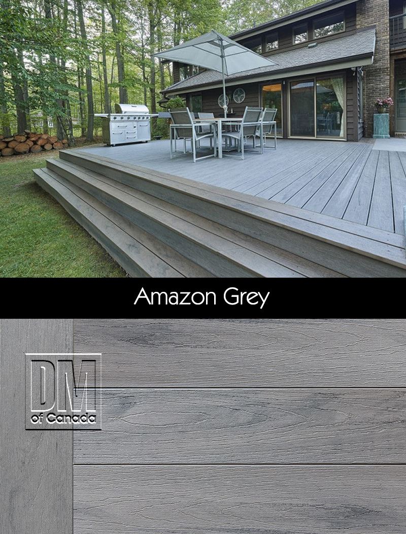 TruNorth solid decking colour, Amazon Grey