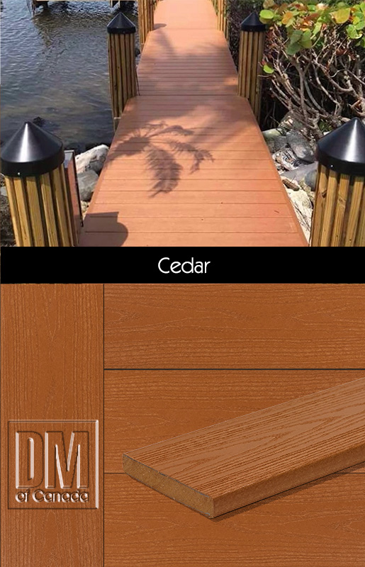 WearDeck, Deck board colour - cedar