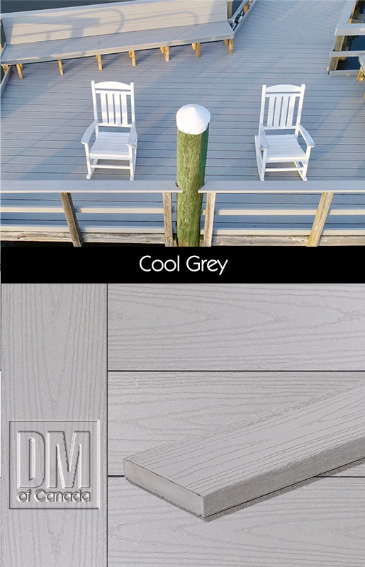 WearDeck, Deck board colour - cool grey