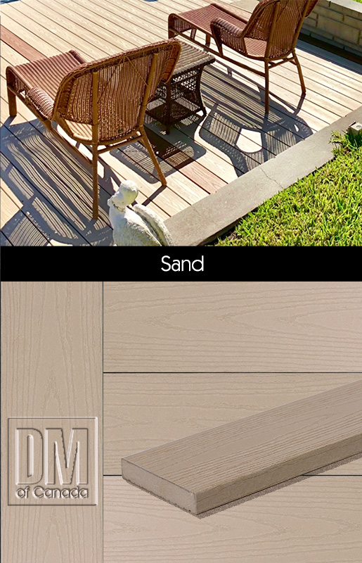 WearDeck, Deck board colour - sand