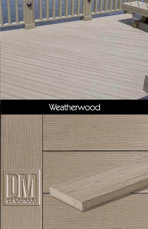 WearDeck, Deck board colour - weatherwood